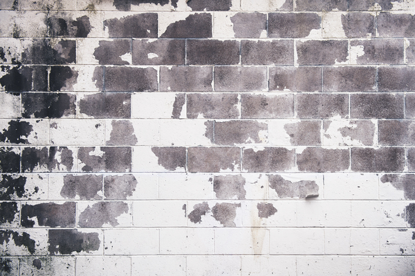 White and Gray Concrete Brick Wall