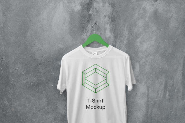 White Hanging T-Shirt Mockup t-shirt mockup 
