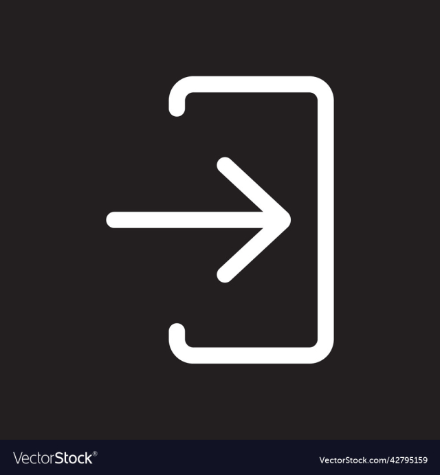 white login icon