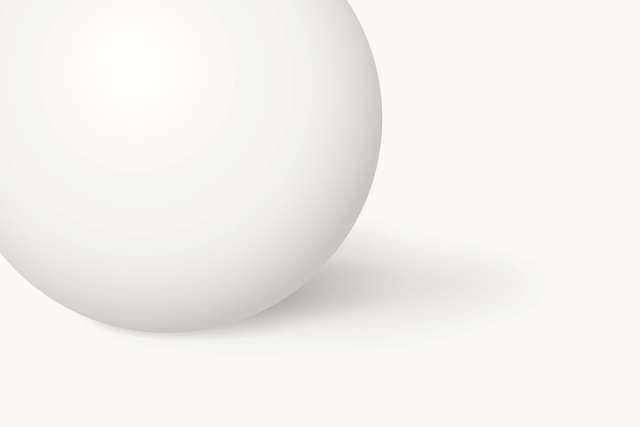 White minimal background, 3D sphere, | Free PSD - rawpixel