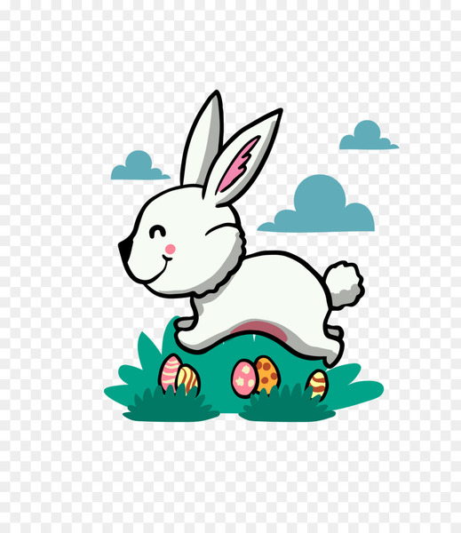 White Rabbit Easter Bunny European rabbit - Cute bunny