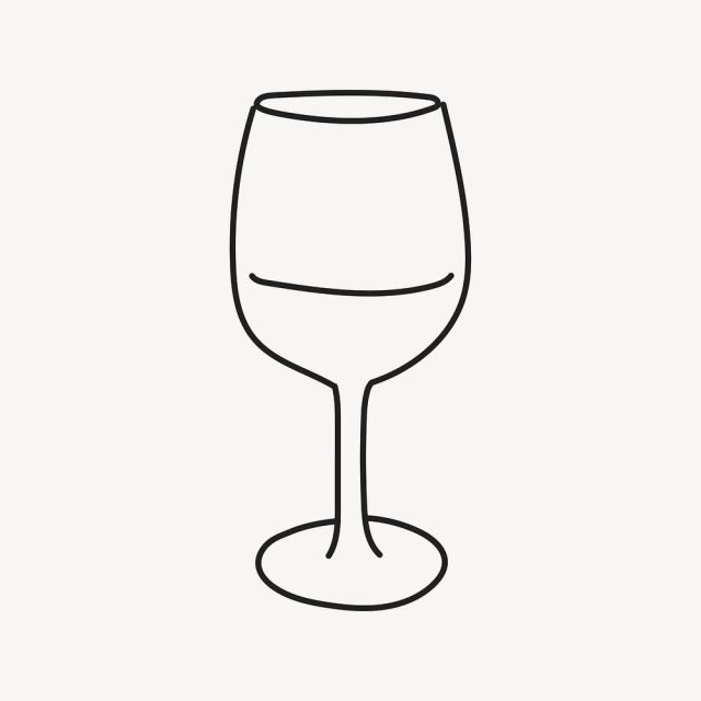 Wine glass doodle sticker, drinks, | Free Vector Illustration - rawpixel