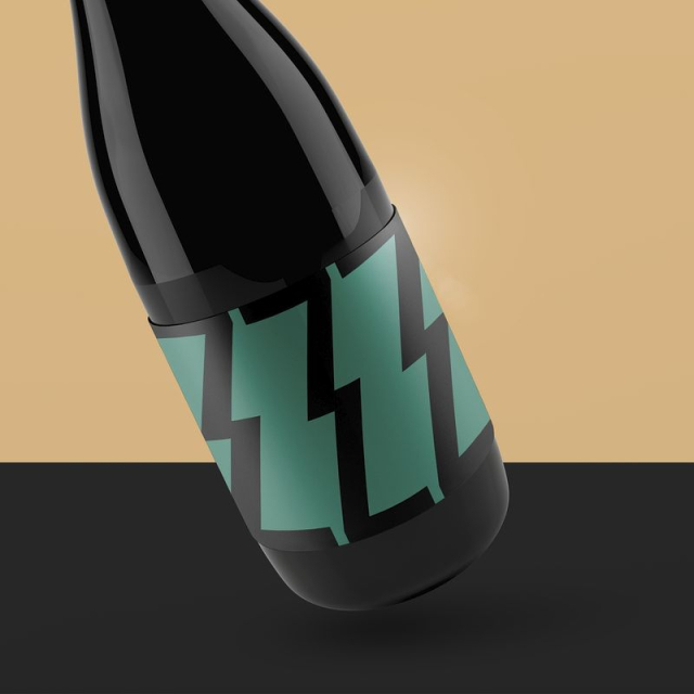 Wine label mockup, editable bottle | Free PSD Mockup - rawpixel
