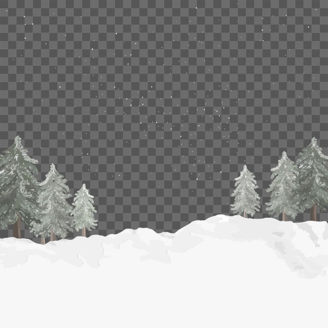 Winter border png, transparent background | Free PNG Sticker - rawpixel