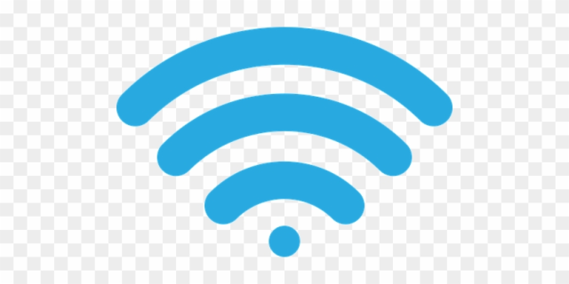 Wireless Signal Icon Image Vector Blue Wi- - Wifi Signal