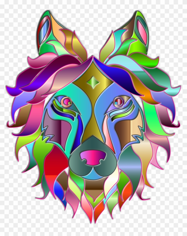 Wolf Enhanced - Gray Wolf