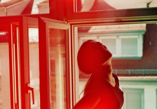 woman facing sideways