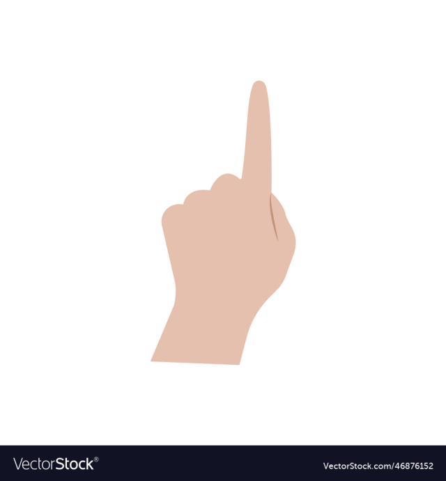 woman hand isolated on white background
