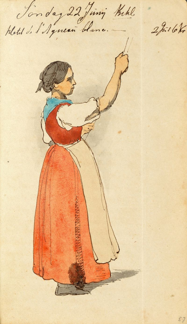 Woman in French(?) national costume | Free Photo - rawpixel