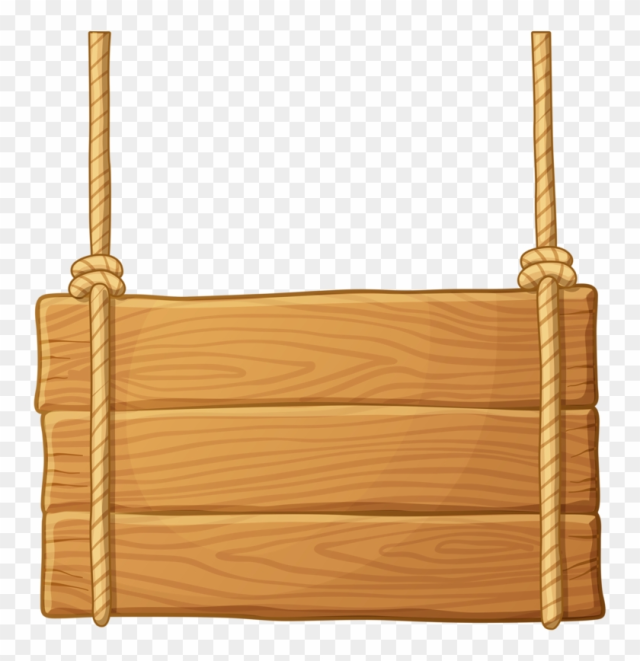 Wooden [преобразованный] - Hanging Wood Sign Png