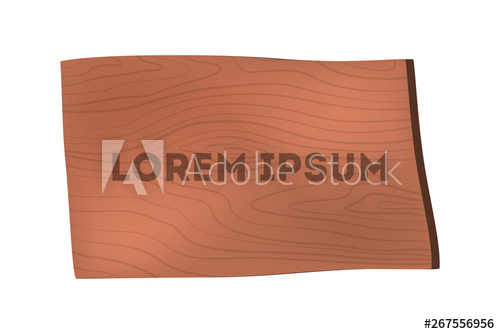 Wooden signboard