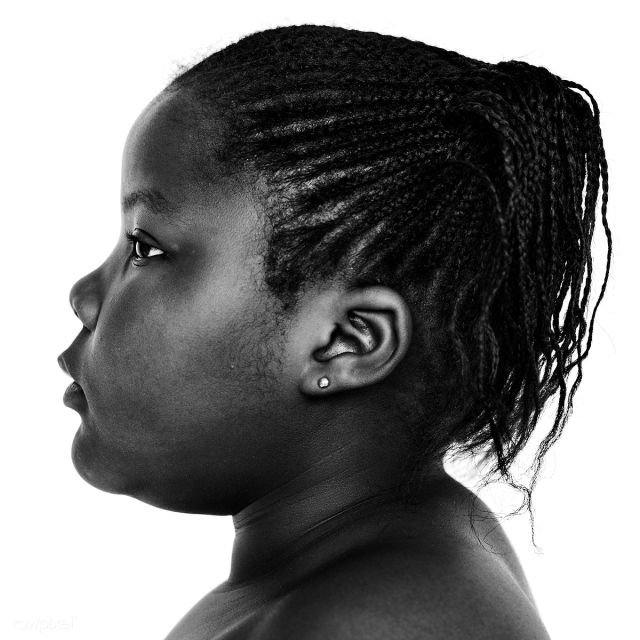 Worldface-Congolese kid in a white background | Free stock photo - 911