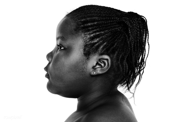 Worldface-Congolese kid in a white background | Free stock photo - 914