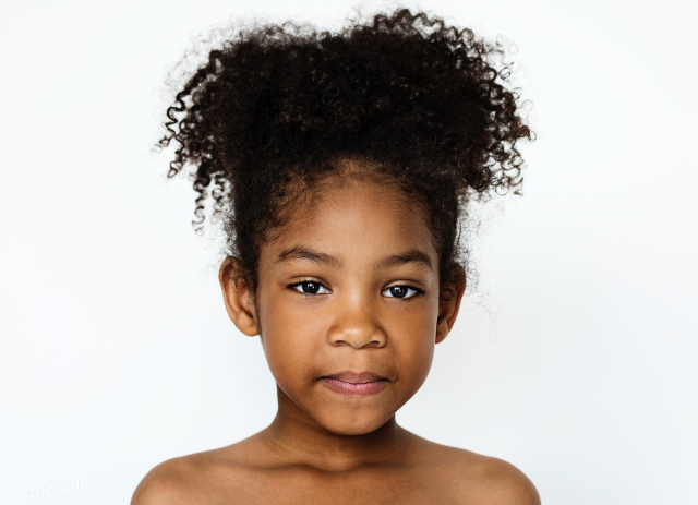 Worldface-Congolese kid in a white background | Free stock photo - 942