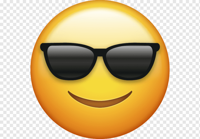yellow smiley emoji, Emoji Computer Icons Emoticon, sunglasses emoji, smiley, sticker, glasses png