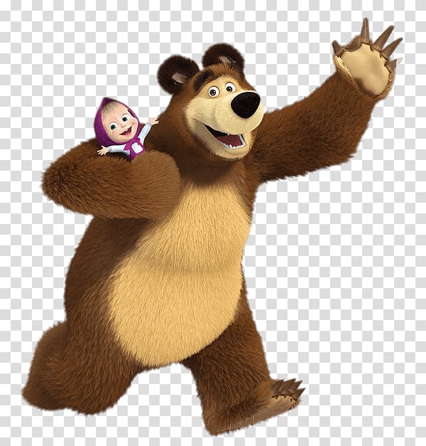 Yogi the bear illustration, Bear Masha Birthday Cake, bear transparent background PNG clipart
